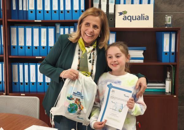 Una niña de Jerez resulta premiada en el Concurso Digital de Dibujo de Aqualia a nivel nacional