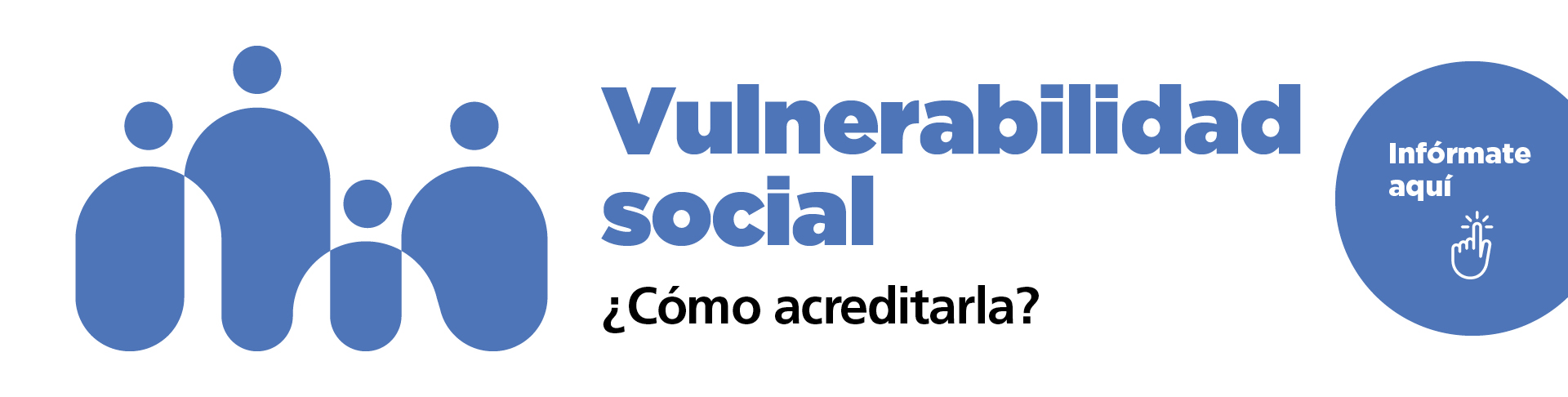 Banner acreditación de vulnerabilidad social